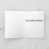 Kleiner Stinkerchipmunk-Geburtstag Karte (Innenseite)