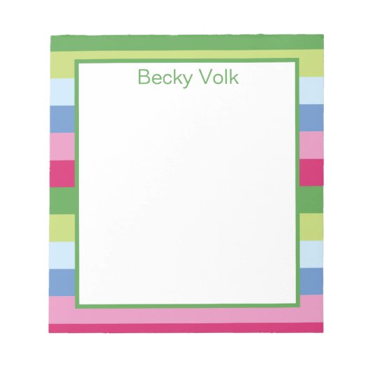 Kleiner Strip Notepad Notizblock (Vorderseite)