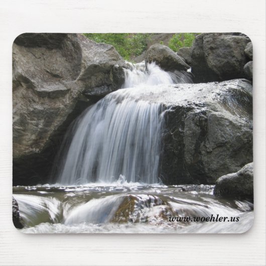 Kleiner Stromwasserfall Mousepad (Vorne)