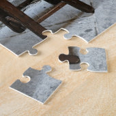 Kleiner Stuhl und Stuhl, Pienza, Italien Puzzle (Seite)