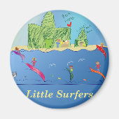Kleiner Surfer-Magnet Magnet (Vorne)