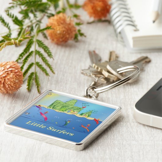 Kleiner Surfer Schlüsselanhänger (Seite)