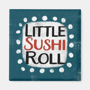 Kleiner Sushi-Roll-Kühlschrankmagnet Magnet