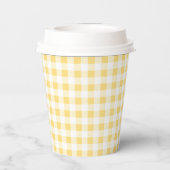 Kleiner Süsse-Kuchen ist auf dem Weg Babydusche Pappbecher (Rückseite)