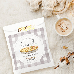 Kleiner Süßer Pie Erntedankfest Weiß Geburtstag Geschenktütchen