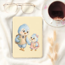 Kleiner süßer Vogel Bruder Schwester Kindle Cover
