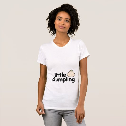 Kleiner T - Shirt der Dumpling-Schwangerschaft (Vorne ganz)
