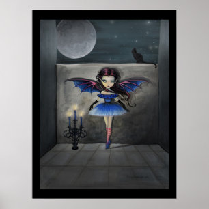 Kleiner Tänzer Gothic Vampir Feen Poster