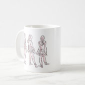 Kleiner Tänzer Kaffeetasse (Vorderseite Links)