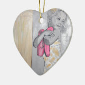 Kleiner Tänzer Keramikornament (Links)