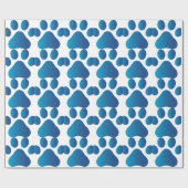 Kleiner Tatzen-Druck Geschenkpapier (Flach)