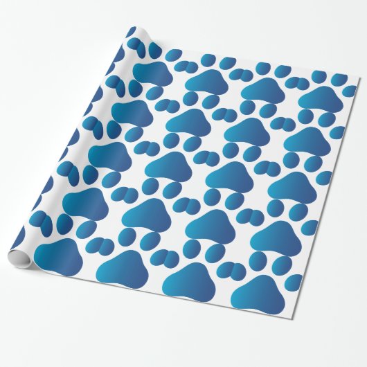 Kleiner Tatzen-Druck Geschenkpapier (Ungerollt)