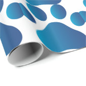 Kleiner Tatzen-Druck Geschenkpapier (Rolleneckpunkt)
