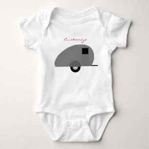 Kleiner Teardrop-Anhänger Thunder_Cove Baby Strampler