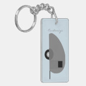 Kleiner Teardrop-Anhänger Thunder_Cove Schlüsselanhänger (Vorderseite links)