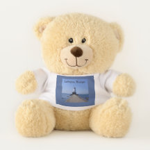 Kleiner Teddy Bär mit Ludington Lighthouse