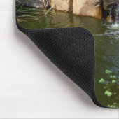 Kleiner Teich und Wasserfall Mousepad (Ecke)