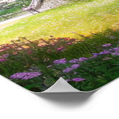 Kleiner Tempel im Garten Poster (Ecke)