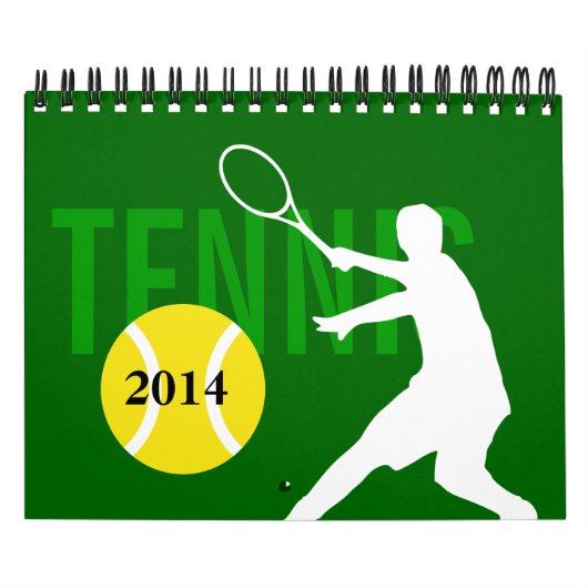 Kleiner Tennis Kalender für Trainer, Spieler und (Titelbild)