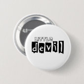 Kleiner Teufel Button (Vorne & Hinten)