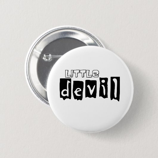 Kleiner Teufel Button (Vorne & Hinten)