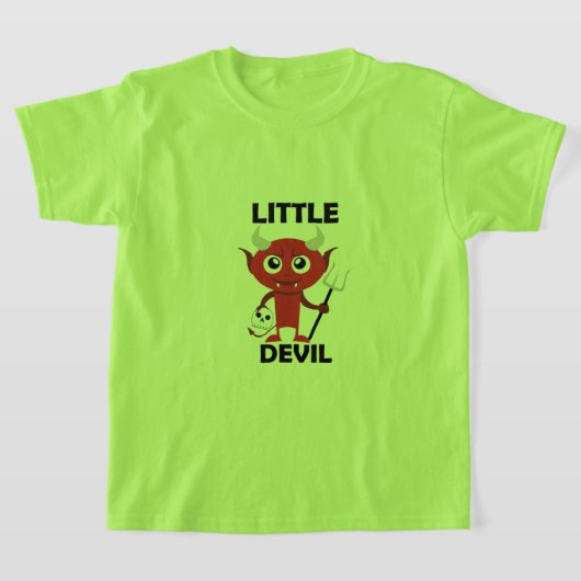Kleiner Teufel - Kinder Basic T-Shirt (Ablage )