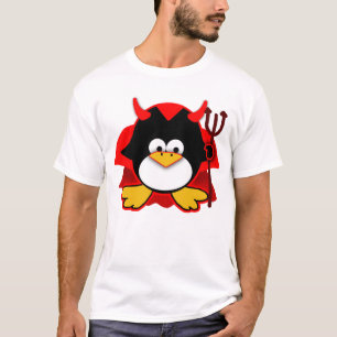 Kleiner Teufel-Pinguin T-Shirt