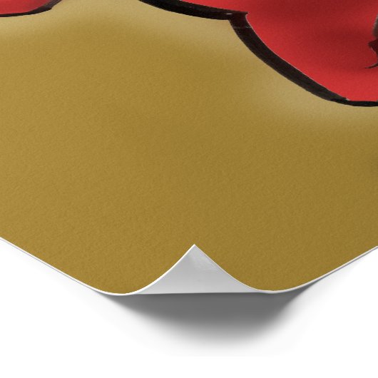 Kleiner Teufel Poster (Ecke)