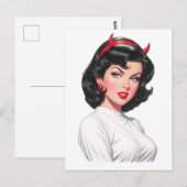 Kleiner Teufel Postkarte (Vorne/Hinten)