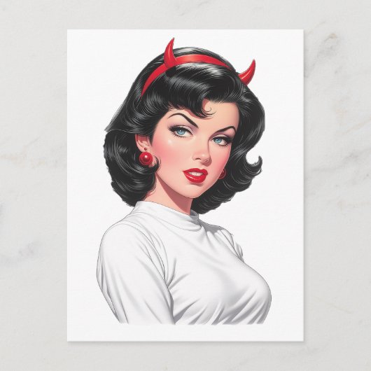 Kleiner Teufel Postkarte (Vorderseite)