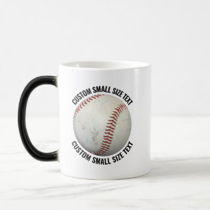 Kleiner Text & Baseball 325ml Maßgeschneiderter We Verwandlungstasse