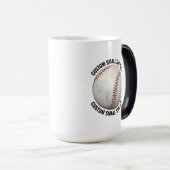 Kleiner Text & Baseball 443ml Maßgeschneiderter We Verwandlungstasse (VorderseiteRechts)