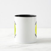 Kleiner Text BLACK Combo 11oz Individueller Pickle Tasse (Zentrum)