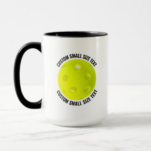 Kleiner Text BLACK Combo 15oz Individuelles Pickle Tasse