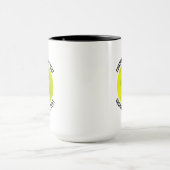 Kleiner Text BLACK Combo 15oz Individuelles Pickle Tasse (Zentrum)
