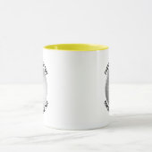Kleiner Text GELB Combo 11oz Custom Golf Tasse (Zentrum)