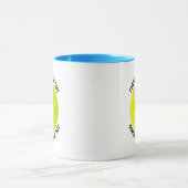 Kleiner Text HELLBLAU Combo 325ml Custom Picklebal Tasse (Zentrum)