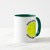 Kleiner Text HUN. GRÜN Combo 11oz Individueller Pi Tasse (VorderseiteRechts)