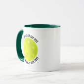 Kleiner Text HUN. GRÜN Combo 11oz Individueller Pi Tasse (Vorderseite Links)
