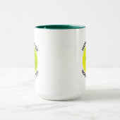 Kleiner Text HUN. GRÜN Combo 15oz Individueller Pi Tasse (Zentrum)
