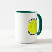 Kleiner Text HUN. GRÜN Combo 15oz Individueller Pi Tasse (VorderseiteRechts)
