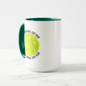 Kleiner Text HUN. GRÜN Combo 15oz Individueller Pi Tasse (Vorderseite Links)