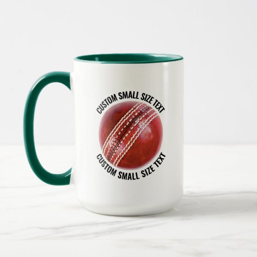 Kleiner Text HUNTER GRÜN Combo 15oz Custom Cricket Tasse (Links)