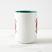 Kleiner Text HUNTER GRÜN Combo 15oz Custom Cricket Tasse (Zentrum)