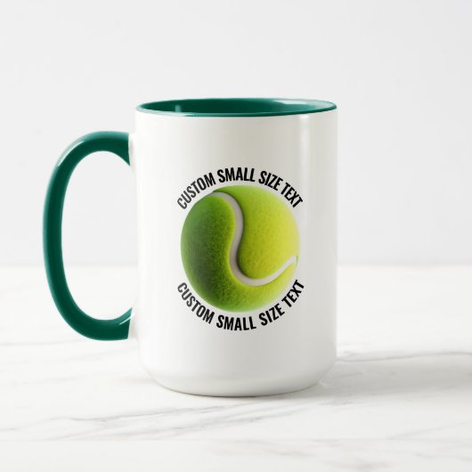 Kleiner Text HUNTER GRÜN Combo 15oz Individueller  Tasse (Links)