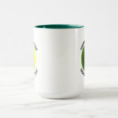Kleiner Text HUNTER GRÜN Combo 15oz Individueller  Tasse (Zentrum)
