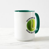 Kleiner Text HUNTER GRÜN Combo 15oz Individueller  Tasse (VorderseiteRechts)