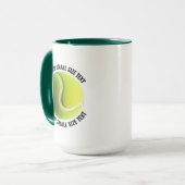 Kleiner Text HUNTER GRÜN Combo 15oz Individueller  Tasse (Vorderseite Links)