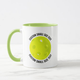 Kleiner Text LIME GRÜN Combo 11oz Custom Picklebal Tasse