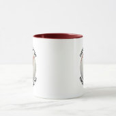 Kleiner Text MAROON Combo 11oz Benutzerdefinierter Tasse (Zentrum)